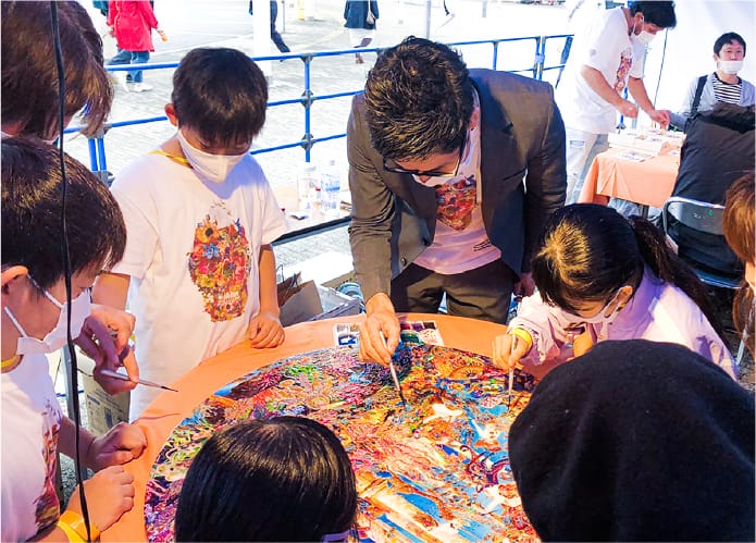 鎌谷徹太郎のアートワークショップ