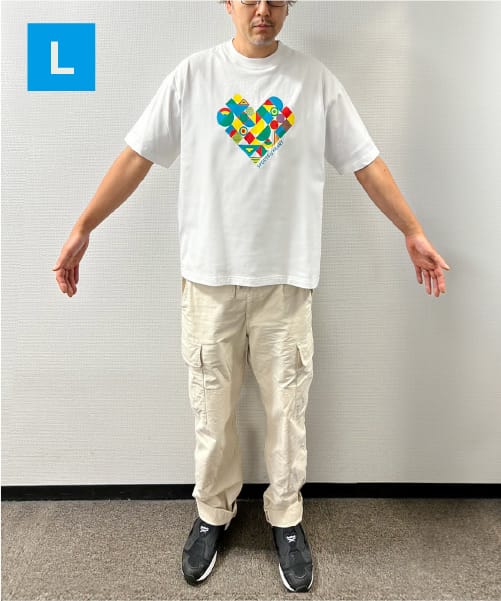 185cm ⁄ Lサイズ着用